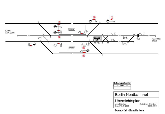 Lageplan Stellwerk Nou Nordbahnhof Unten